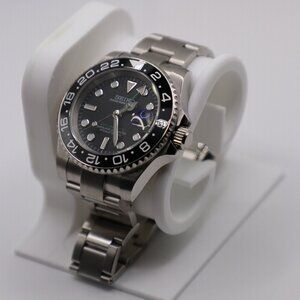 Seiko Mod GMT “Bruce Wayne” NH34 Automatic | Black Dial & Bezel | 39mm